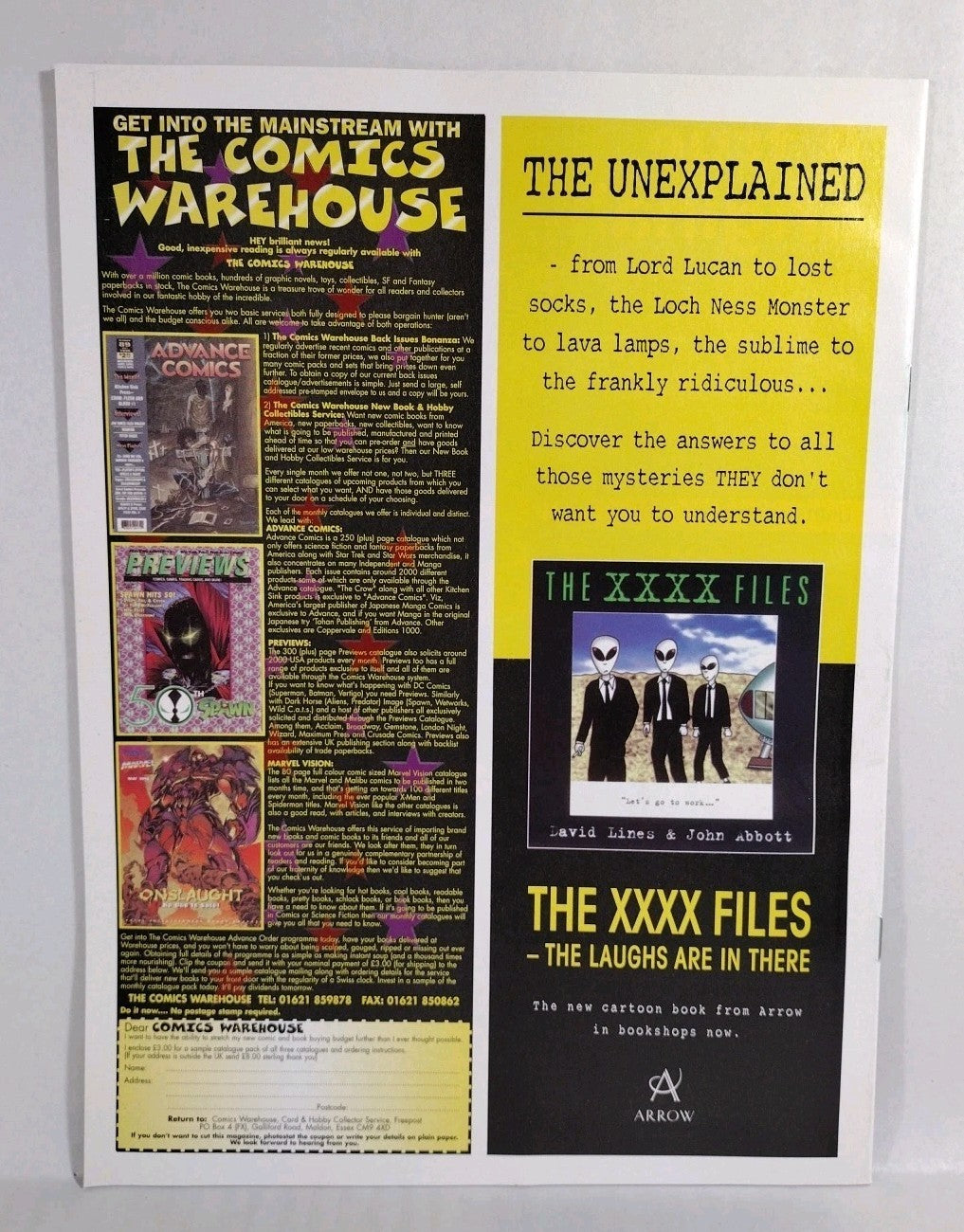 SFX #19 (1996) Movie TV Magazine W Supplement And Insert X-Files Poster Spawn