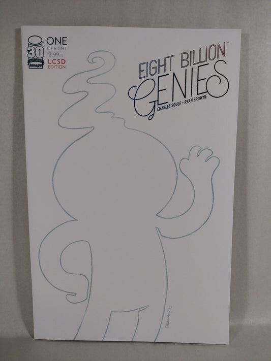 Eight Billion Genies #1 (2022) Image Comic LCSD Blank Sketch Cover Variant