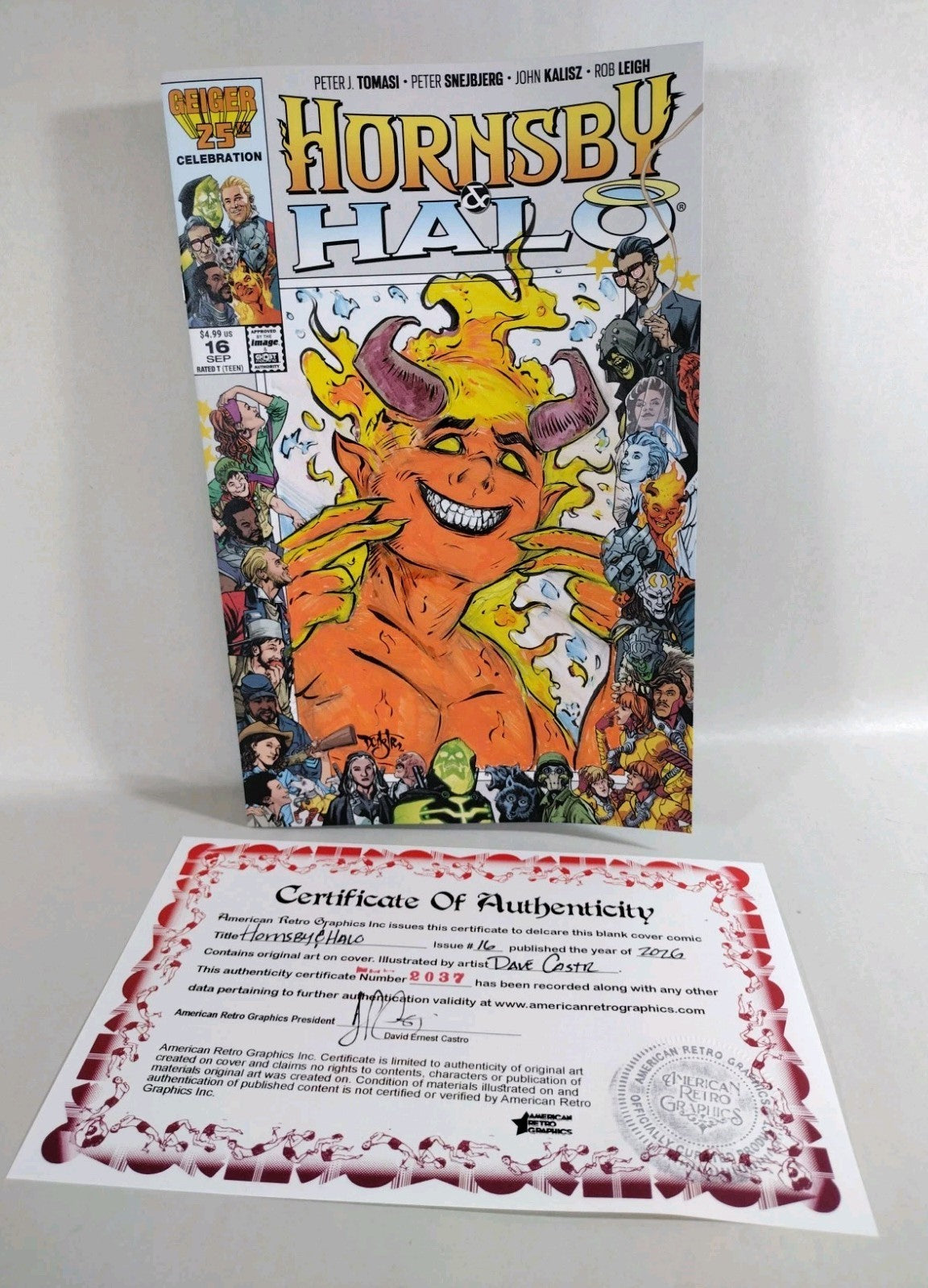 Hornsby And Halo #16 (2026) Image Comic Sketch Cover W Original Dave Castr Art