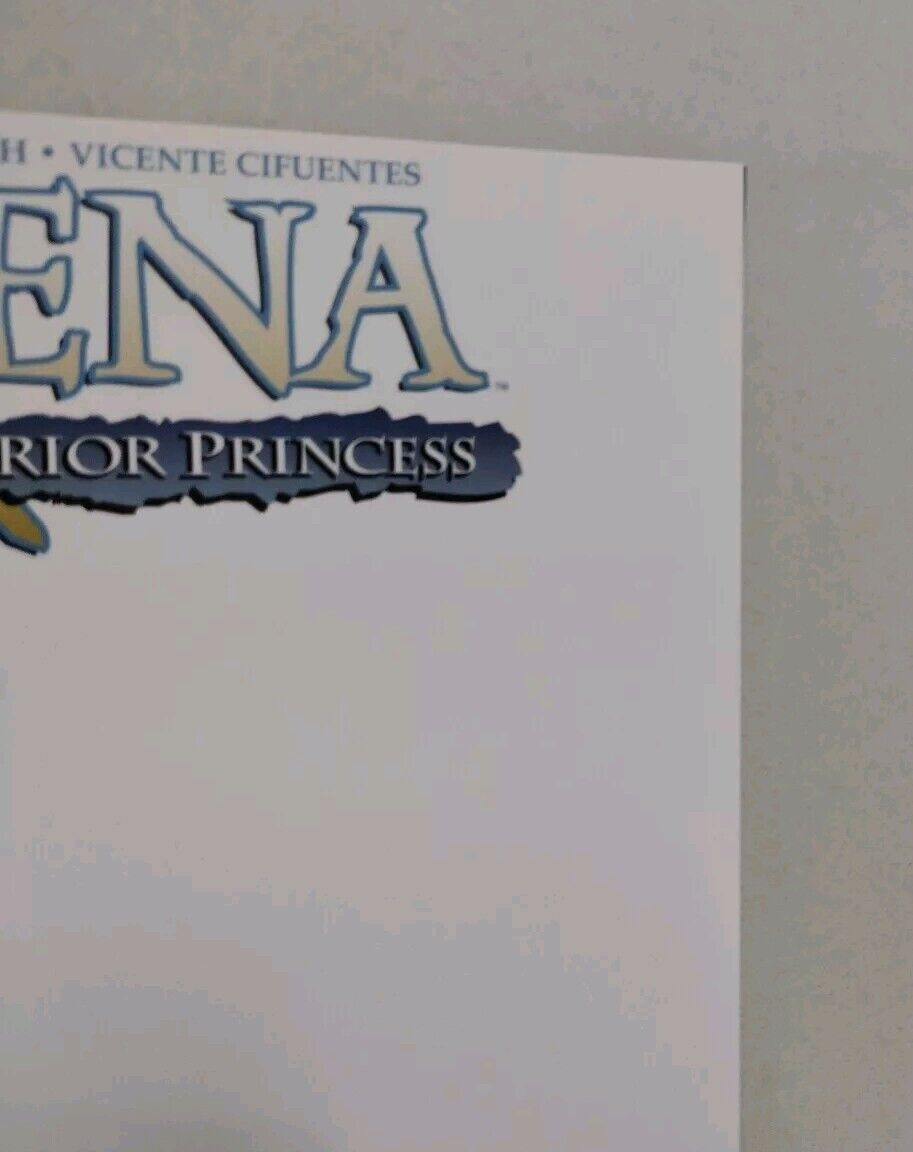 Xena Warrior Princess #1 (2018) Dynamite Comic Blank Sketch Cover Variant NM