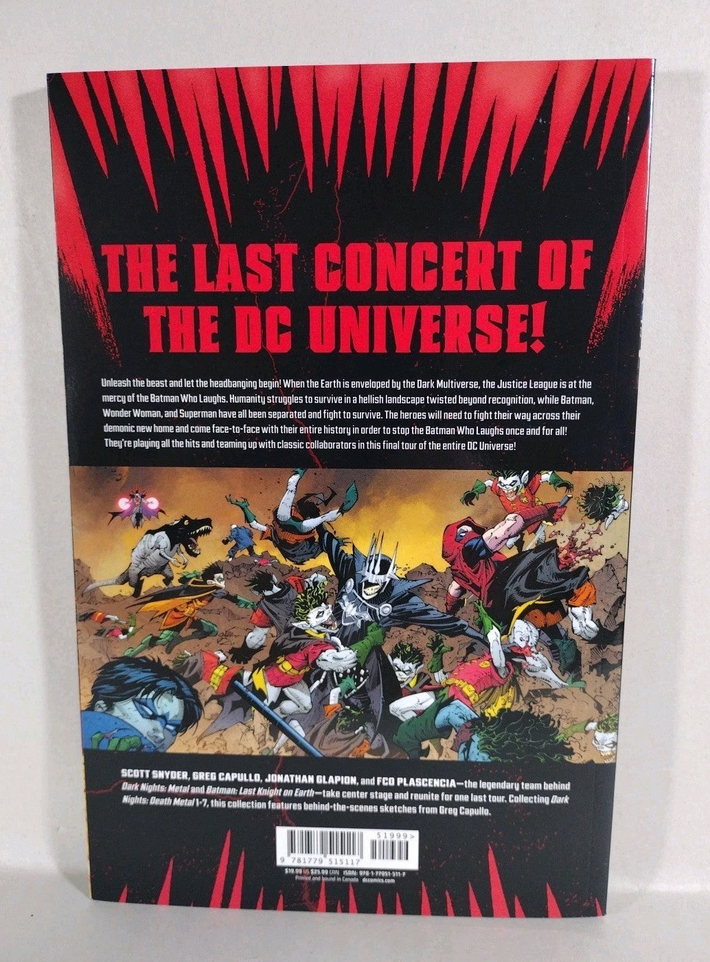 Dark Nights Death Metal (2022) DC Comics Scott Snyder Greg Capullo TPB New