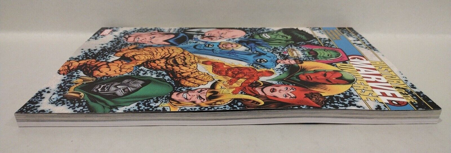 History of The Marvel Universe (2022) TPB SC Steve McNiven Cover Mark Waid New