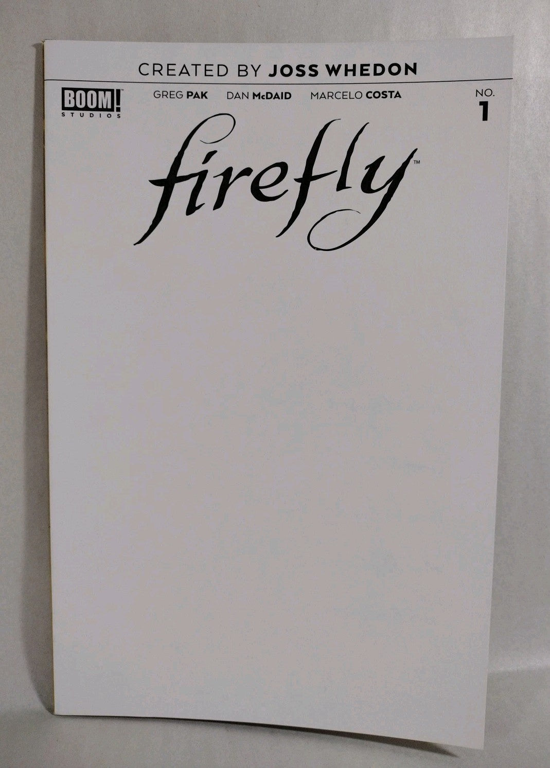 Firefly #1 (2018) Boom Studios Blank Sketch Cover Variant Jose Whedon Pak New NM