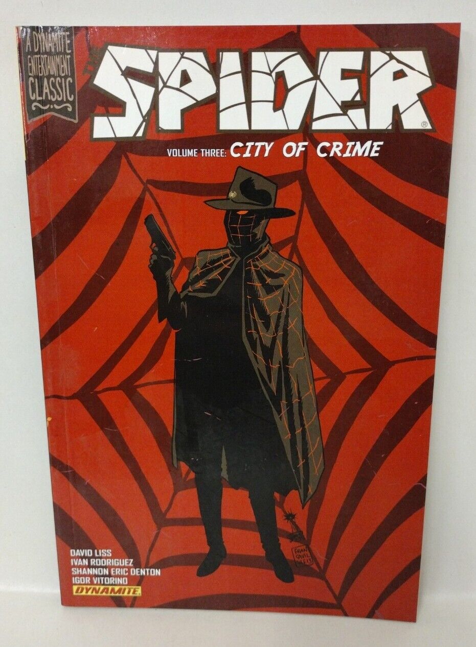 The Spider(2013) Dynamite Comics TPB Lot Set Vol 1 2 3 David Liss Crime Noir New