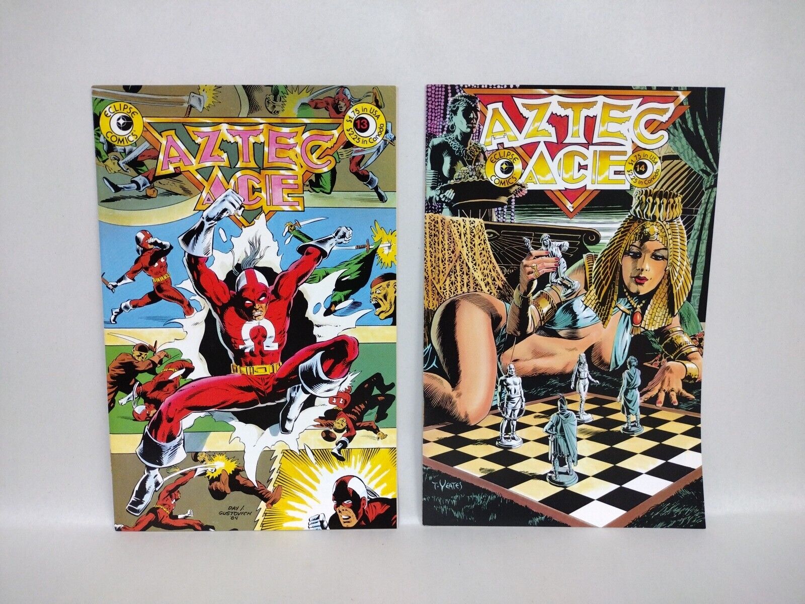 Aztec Ace (1984) Complete Eclipse Comic Lot Set #1-15 Doug Moench Nestor Redondo