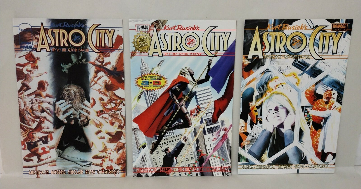 Astro City (1997) Image Comic Lot Set 3-D SPECIAL #1 Vol 2 #2-21 + 1/2 Alex Ross