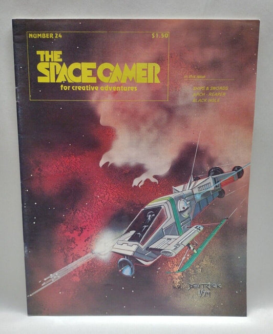 The Space Gamer Magazine #24 (1979) David R Dietrick Cover Classic RPG