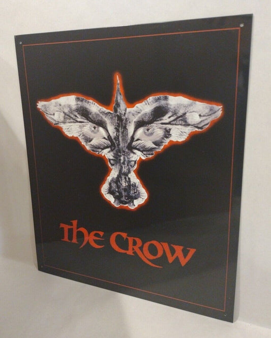 The Crow Movie Logo Image (1994) 11 X 13" Metal Sign New Unused Crowvision