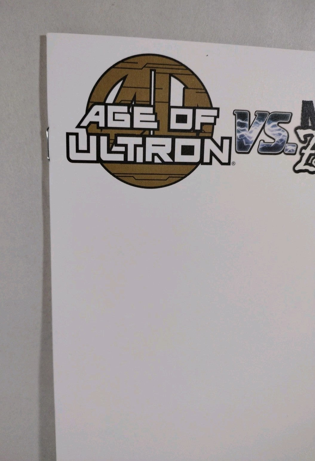 Age Of Ultron Vs Marvel Zombies #1 (2015) Marvel Comic Blank Variant Cover NM