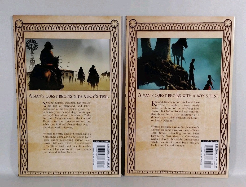 Dark Tower Gunslinger Born Complete 2007 Marvel Comic Set #1-7 Guidebook + Bonus