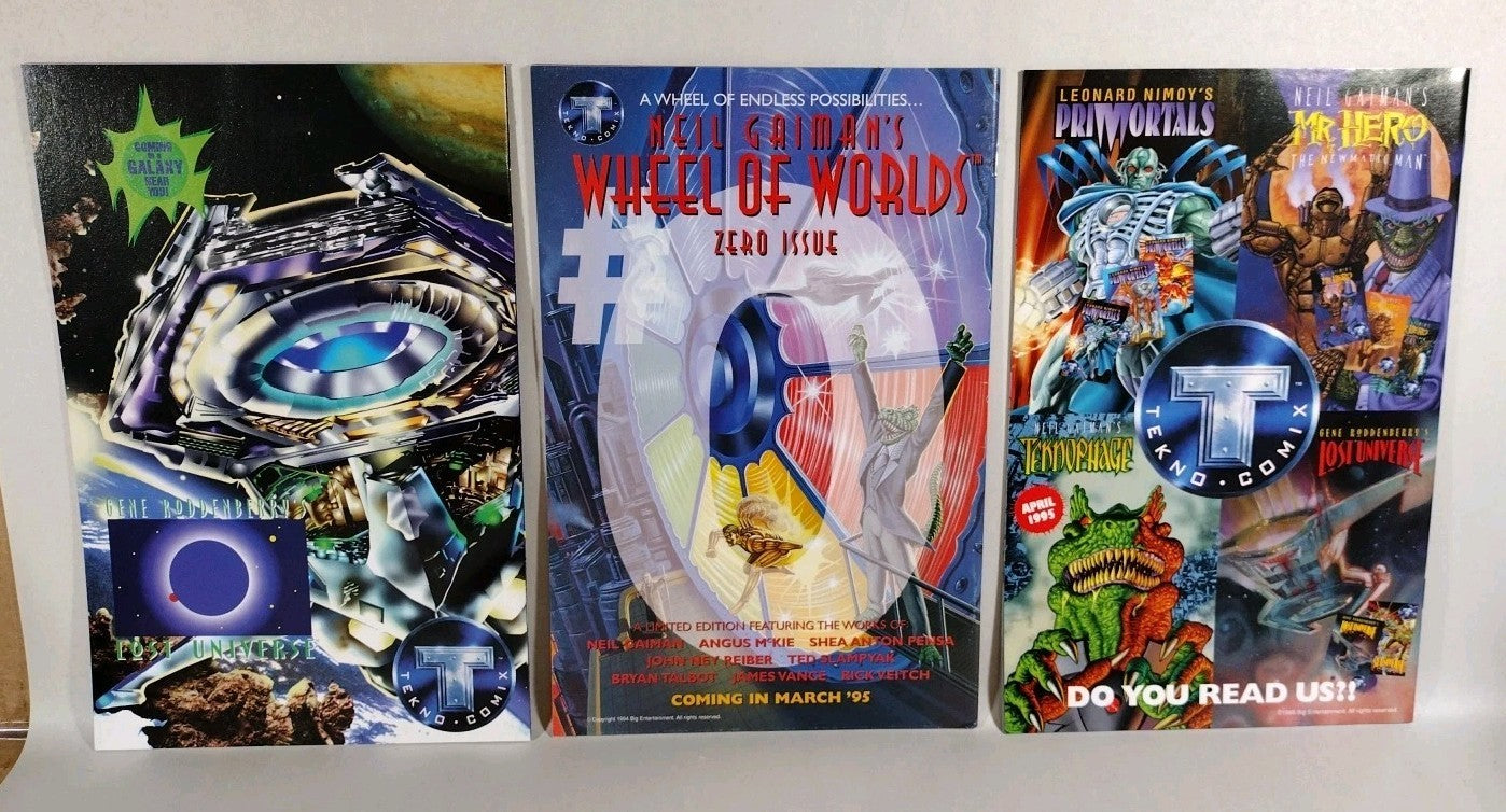 Mr Hero The Newmatic Man (1995) #1-18 Complete Tekno Comix Comic Series F-NM