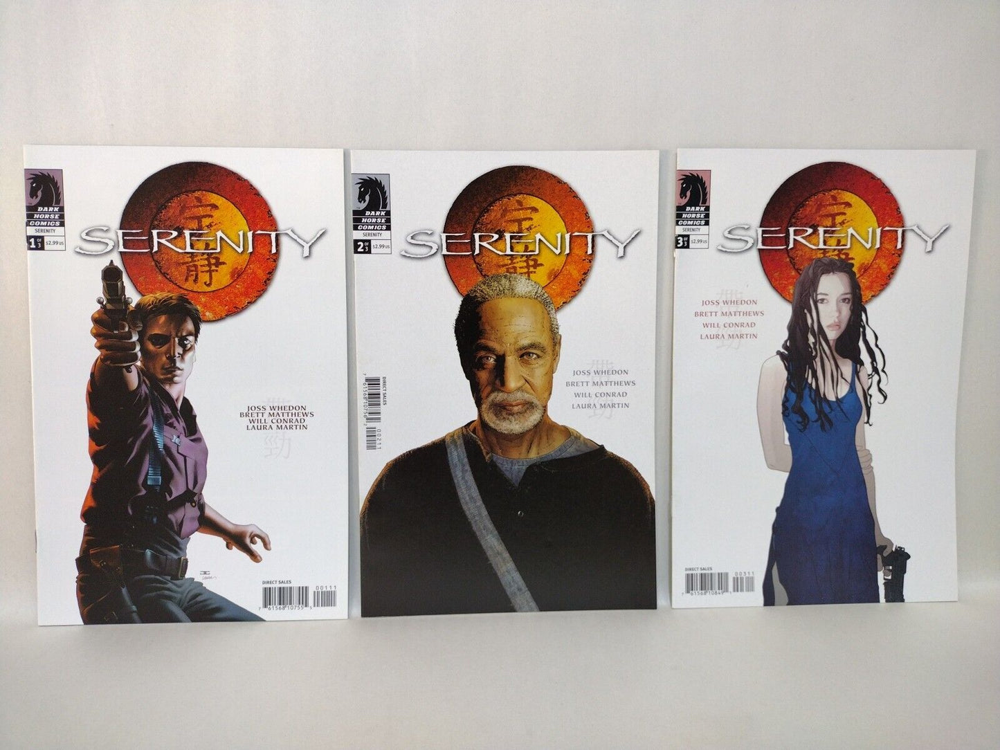 Serenity (2005) Complete Dark Horse Cover A Comic Mini-Series #1 2 3 NM Firefly