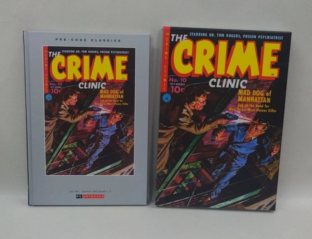 CRIME CLINIC Vol 1 (2019) PS Artbooks Slipcase Edition HC Golden Age Crime Rep