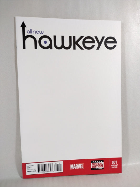 All New Hawkeye 1 (2015) Marvel Comic Blank Sketch Variant Cover Kate Bishop NM