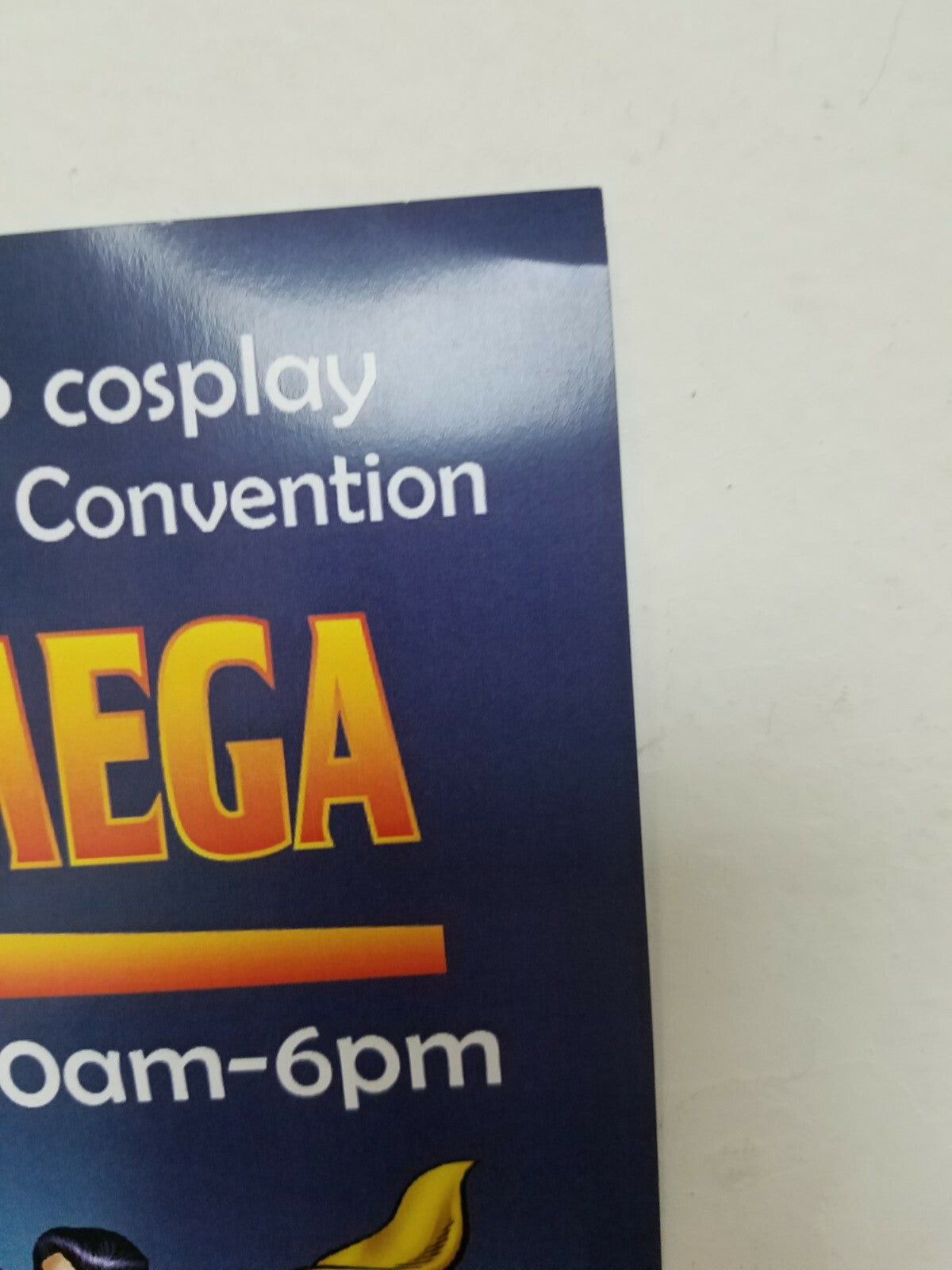 Alpha Omega Christian Comic Con 2014 11X17" Promotional Poster 1st Year Event