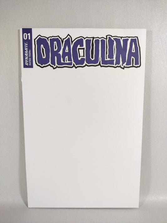 Draculina #1 (2021) Dynamite White Blank Variant Cover F Comic New NM