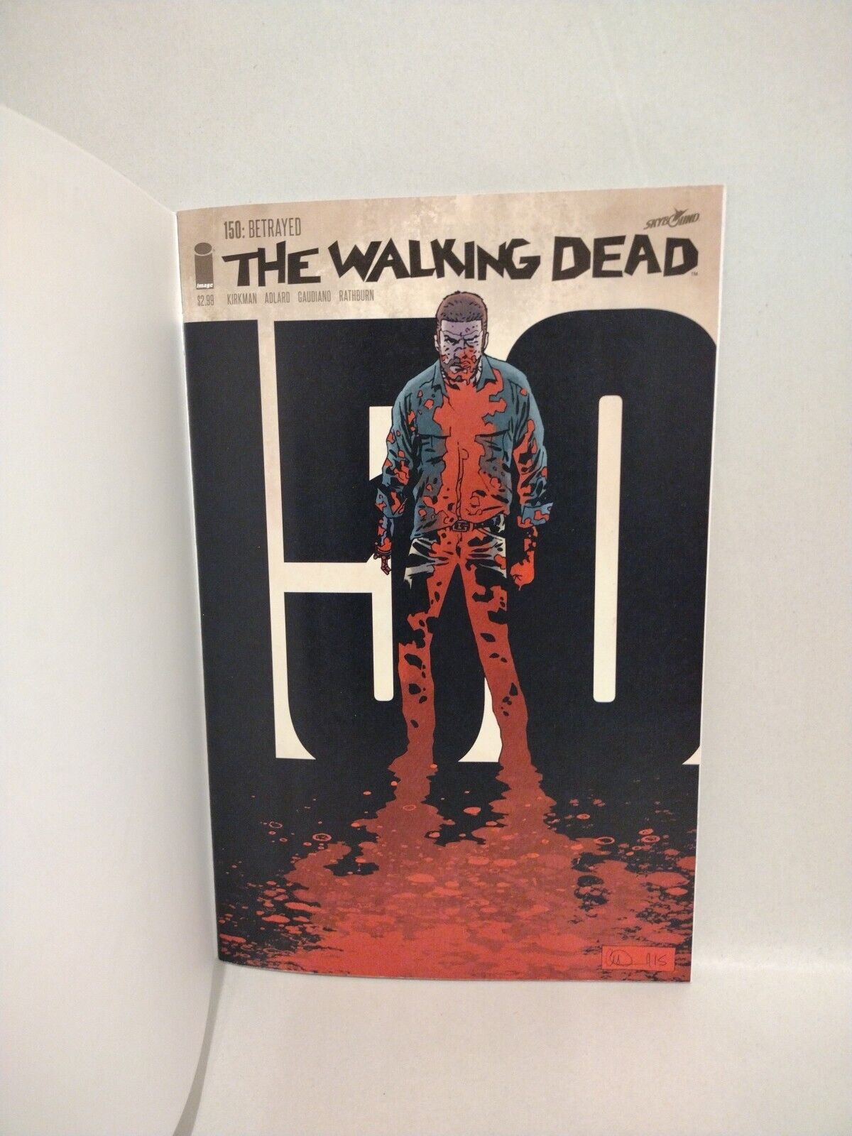 Walking Dead #150 (2016) Sketch Variant Cover Comic W Original Brett Ruppert Art