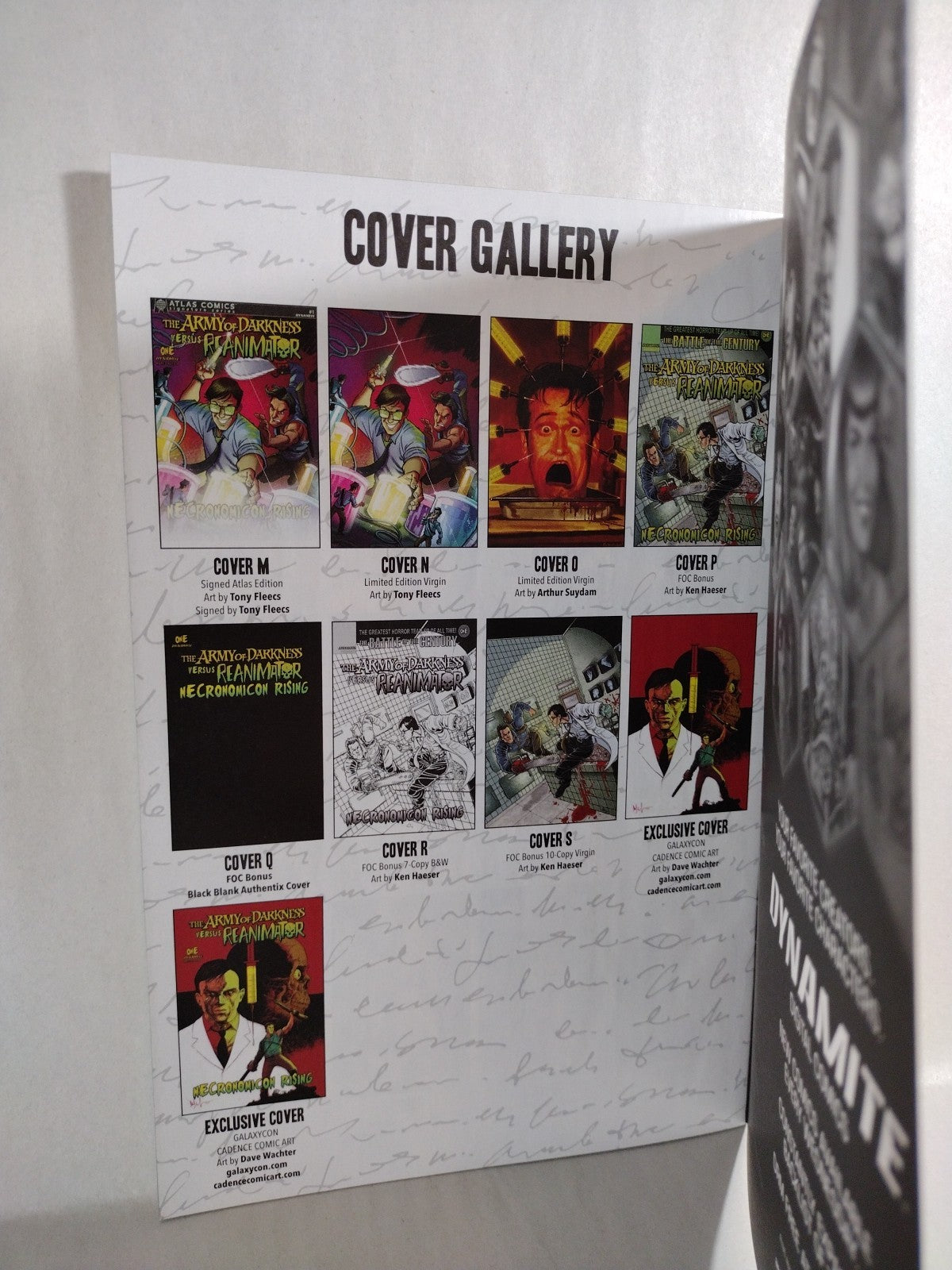 Army Of Darkness Vs Reanimator #1 (2022) Blank Sketch Cover Variant New NM