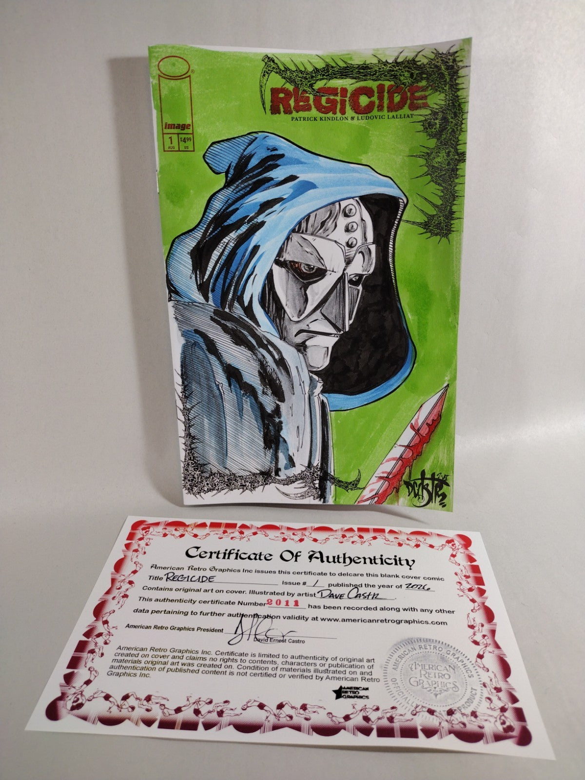 Regicide #1 (2026) Image Comic Sketch Cover Var W Original Doru Dave Castr Art
