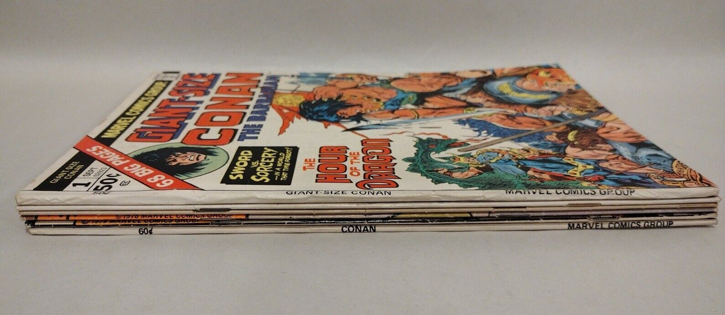 Conan (1974) Marvel Comic Belit 1st App Comic Set Giant Size #1 58 59 93 99 100