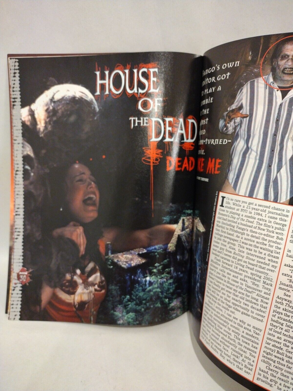 Fangoria Magazine #226 (2003) Jeepers Creepers 2 House Of The Dead Underworld 