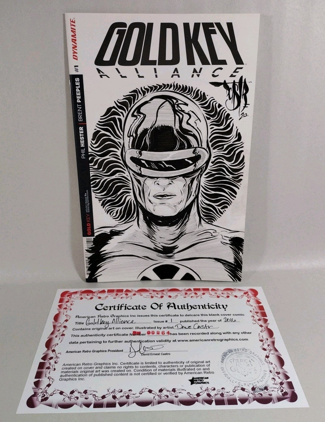 Gold Key Alliance 1 (2016) Dynamite Comic Sketch Cover Var W DCastr Original Art