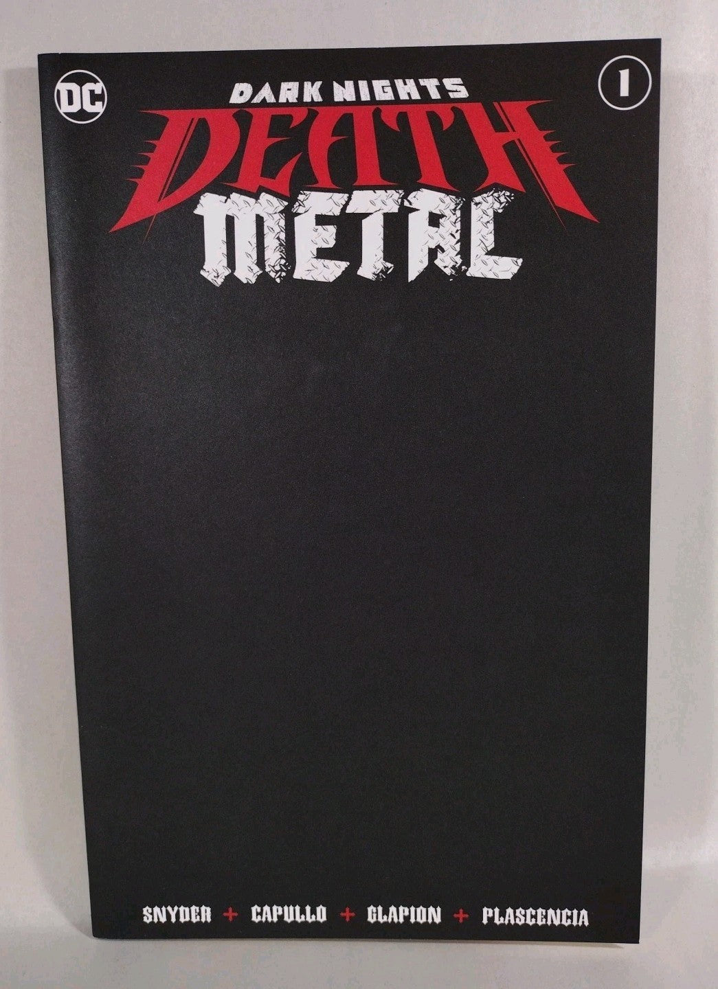 Dark Knights Death Metal #1 (2020) DC Blank Sketch Variant Cover Comic New NM