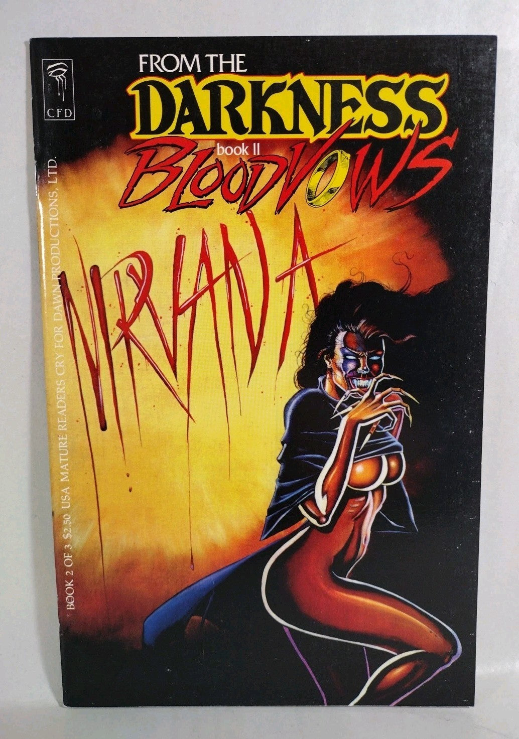 From the Darkness Book II Blood Vows (1992) 1 2 3 Complete Series CFD Jim Balent