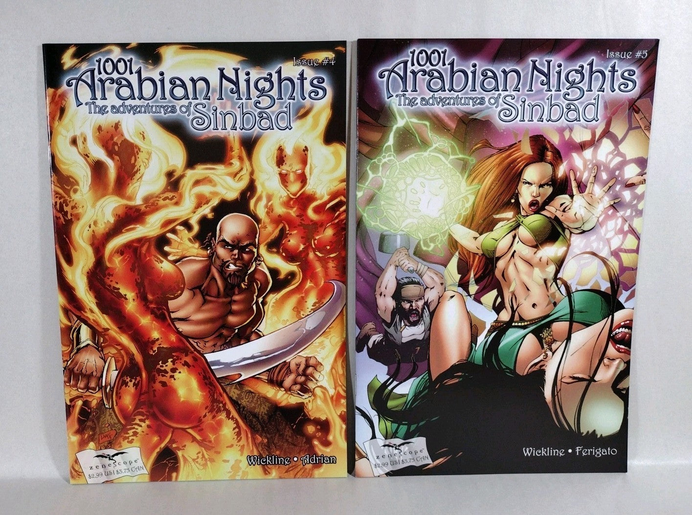 1001 Arabian Knights (2008) Zenescope Comic Lot Set #0 1 2 3 4 5 6 7 8 9 VF-NM