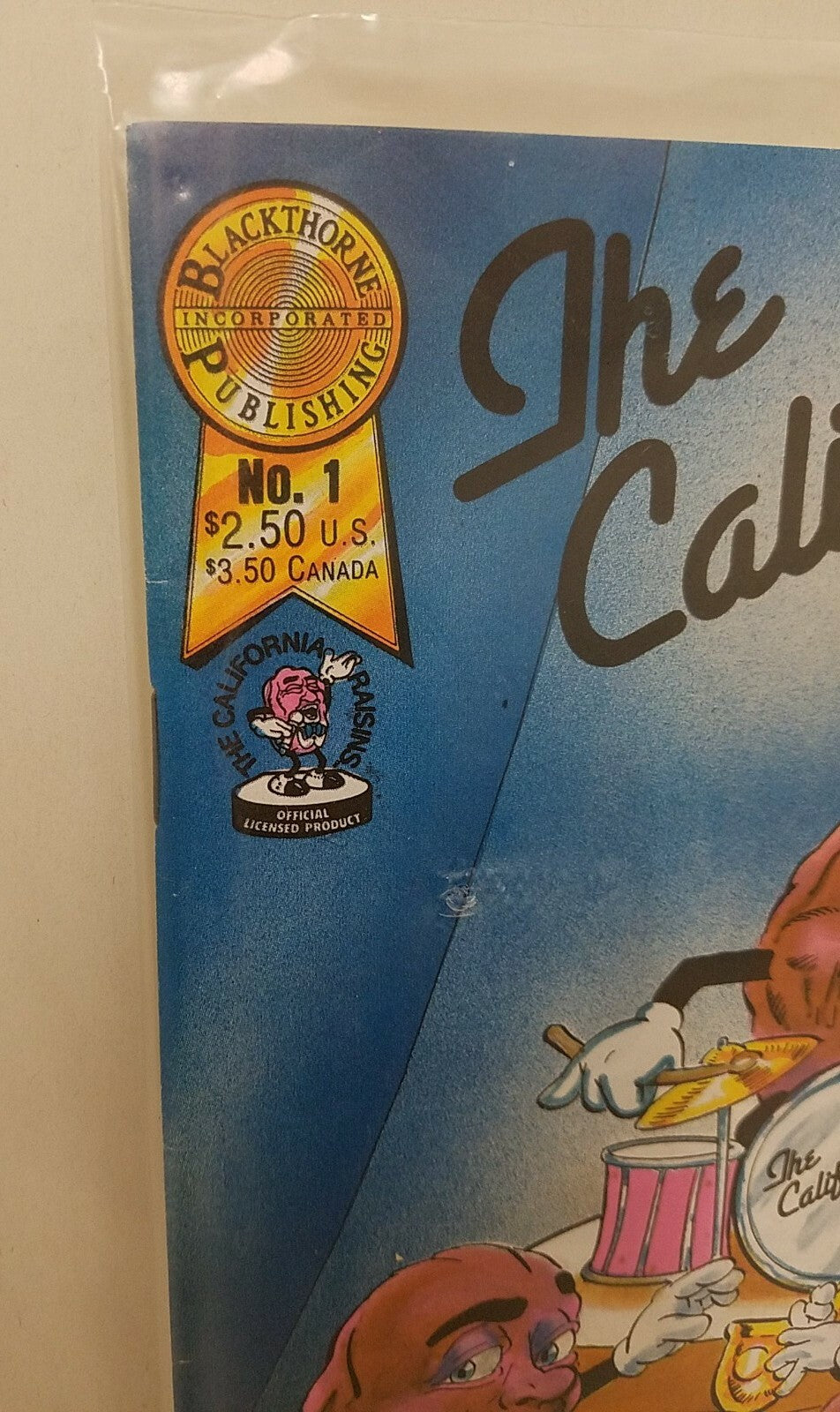California Raisins 3-D #1 (1987) Comic Sealed W Glasses Blackthorne
