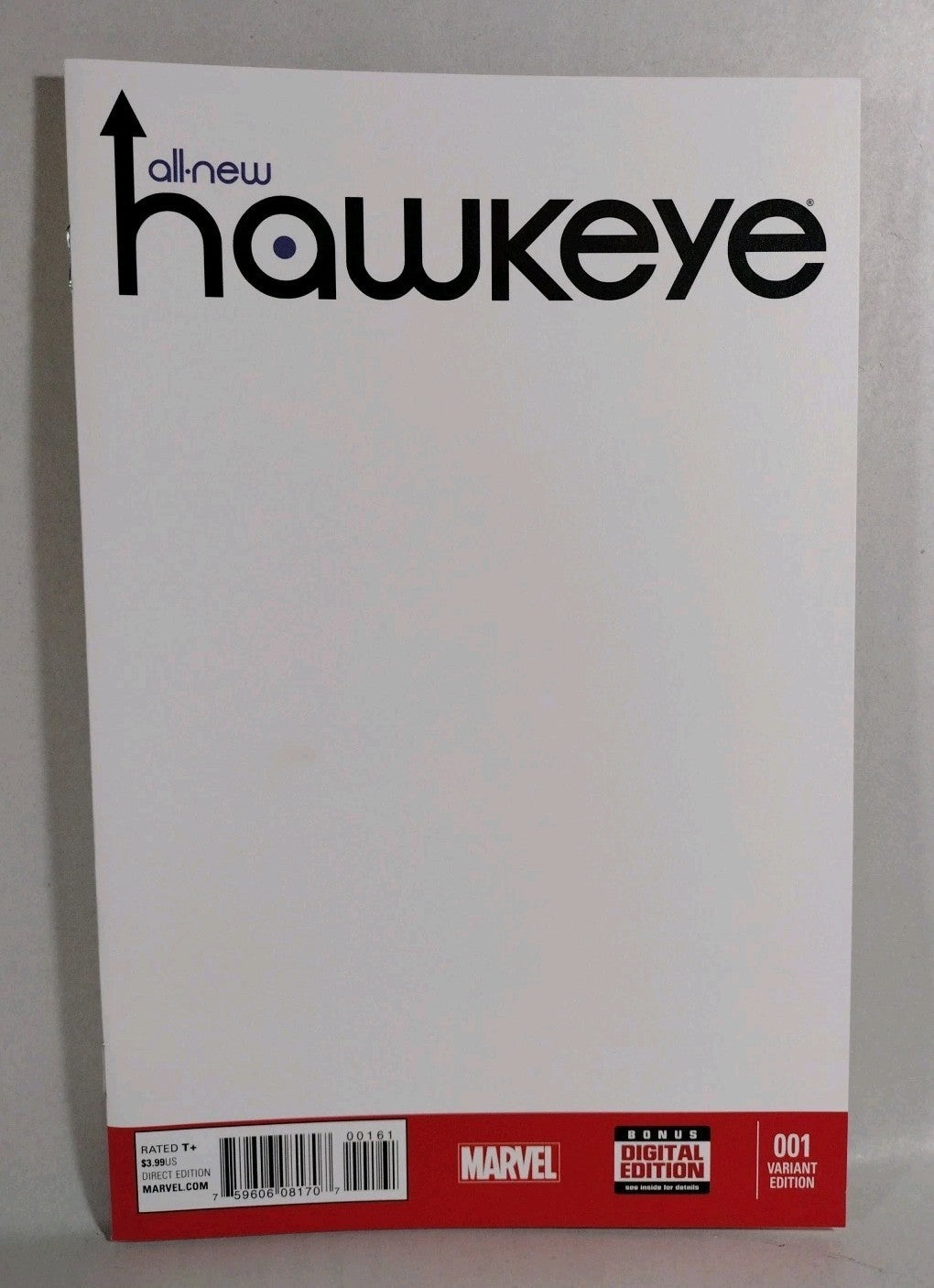 All New Hawkeye 1 (2015) Marvel Comic Blank Sketch Variant Cover Kate Bishop NM