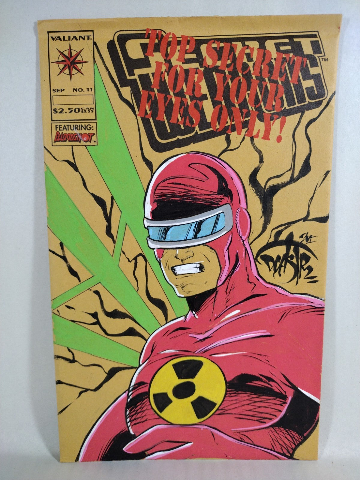 Secret Weapons #11 (1994) Valiant Comic Sealed W Original Dave Castr Solar Art