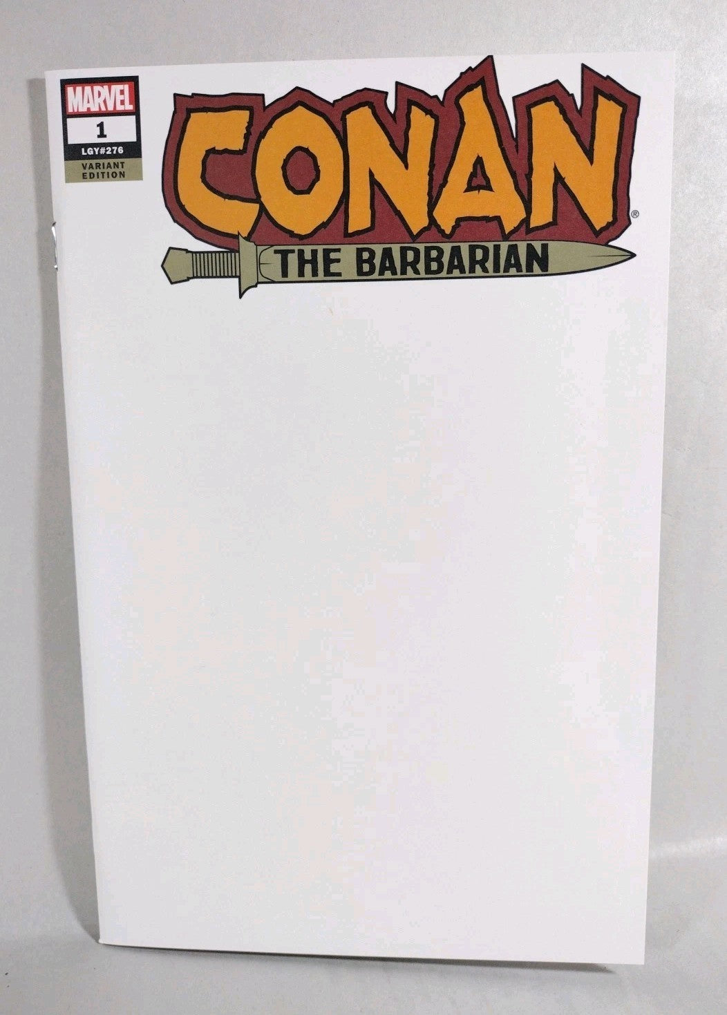 Conan The Barbarian #1 (2019) Marvel Comic Blank Sketch Cover New NM