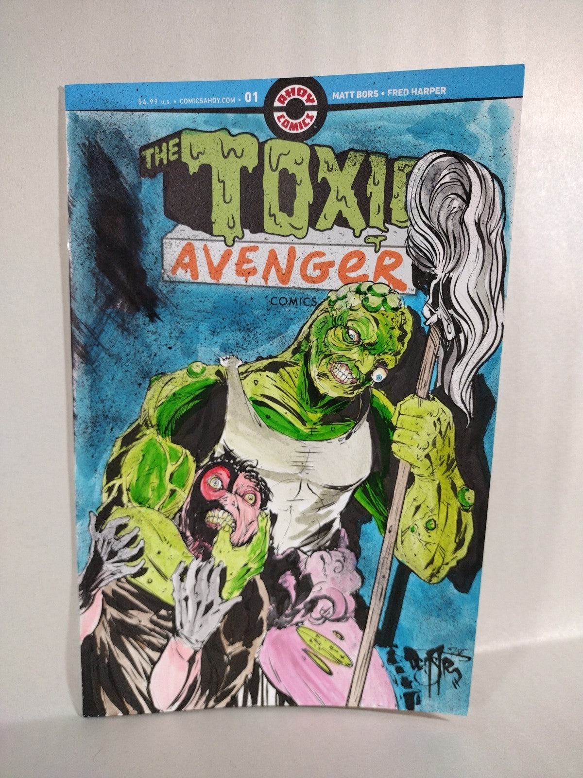 Toxic Avenger #1 (2025) Ahoy Sketch Cover W Original Dave Castr Art