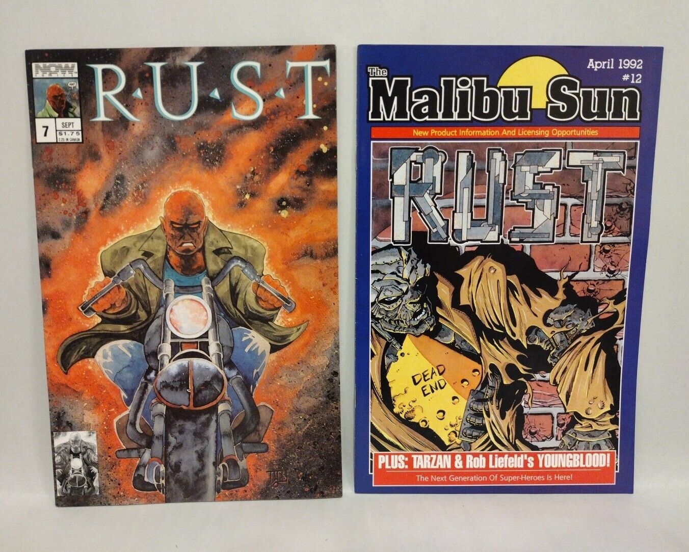 Rust (1989) Malibu Comic Lot Set #1 2 3 4 5 6 7 Sun #12 Vol 2 #2 Vince Locke