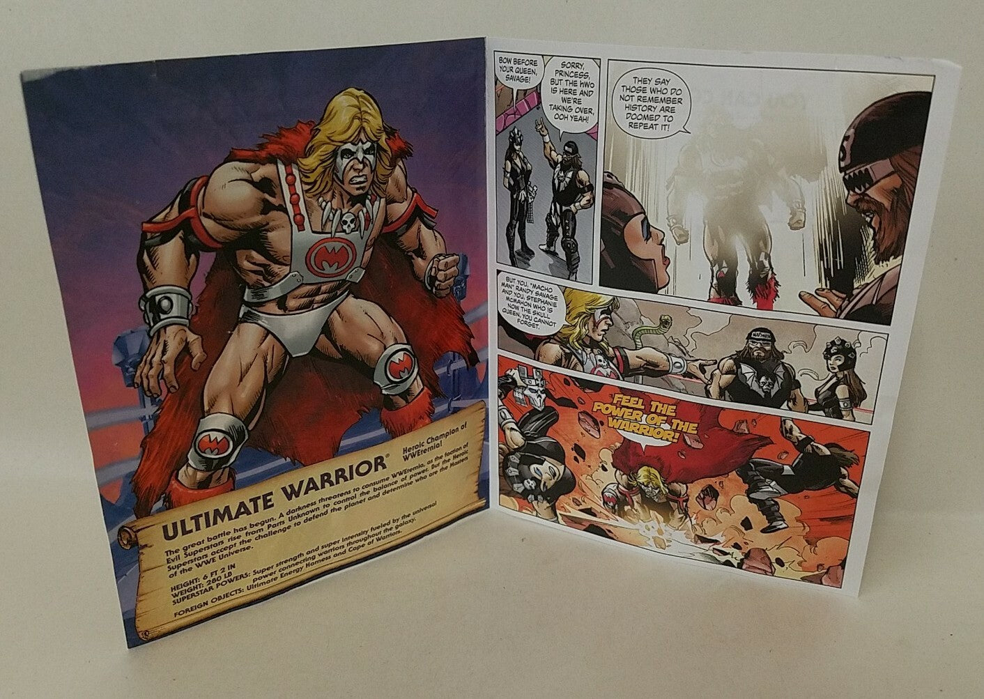Masters Of The WWE (2020) Mini Comic Lot of 2 Ultimate Warrior Wave 6