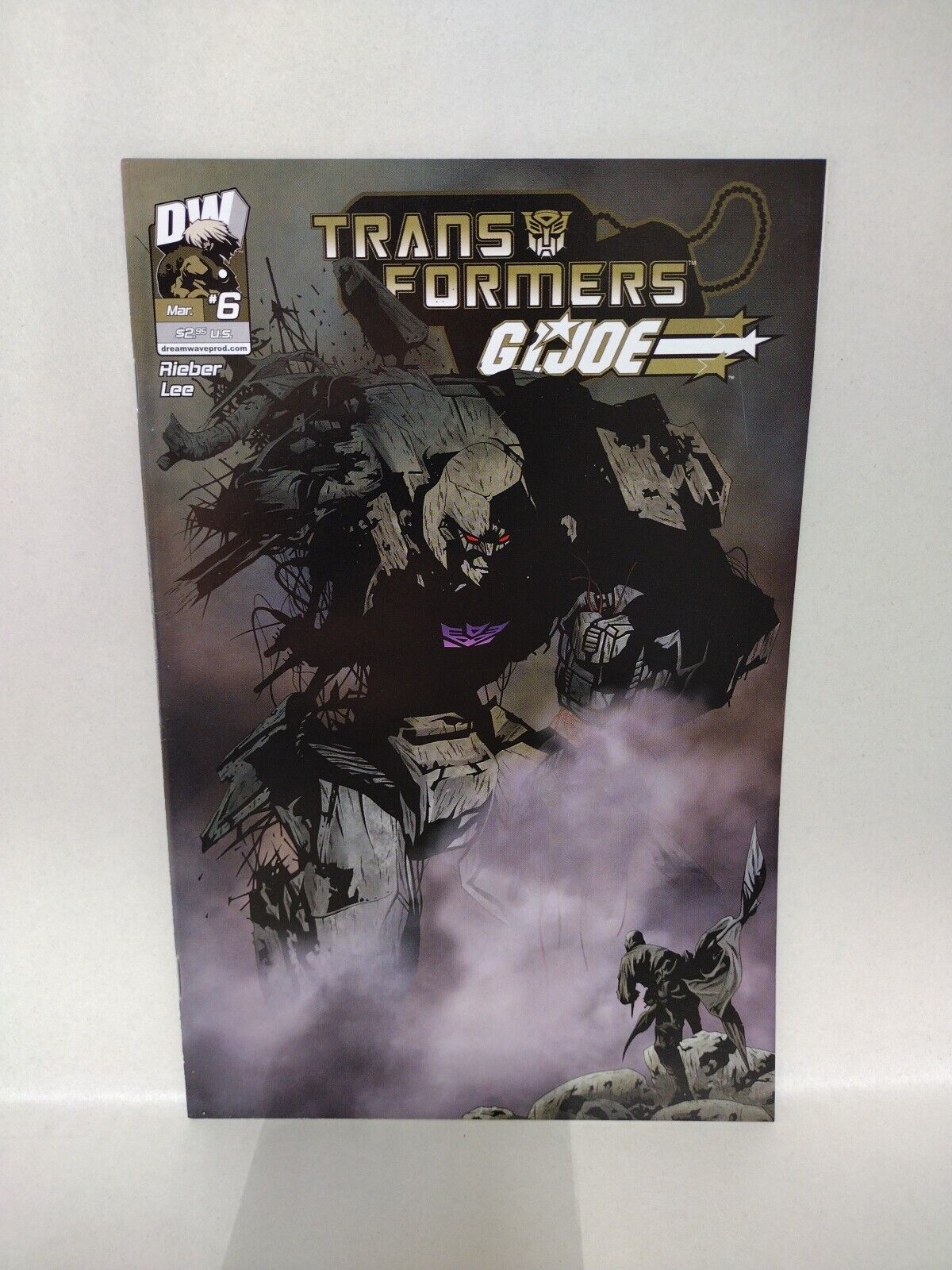 TRANSFORMERS GI JOE (2003) Complete DW Comic Lot Set #1 2 3 4 5 6 Jae Lee VF-NM