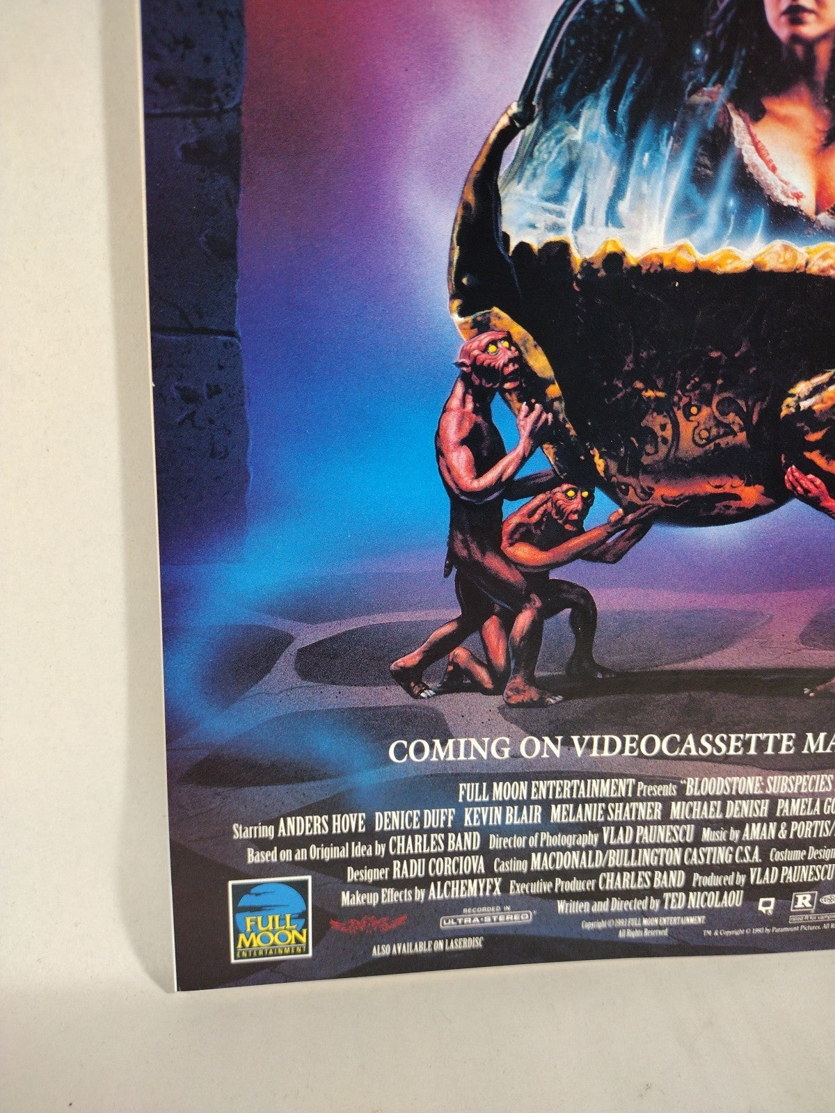 FANGORIA Magazine 124 (1993) Jurassic Park Robocop 3 Fortress Evil Dead II VF-NM