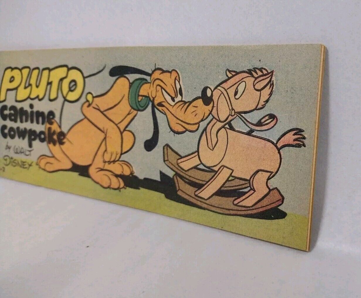 Pluto Canine Cowpoke #B-2 (1950) Disney Wheaties Mini Golden Age Comic