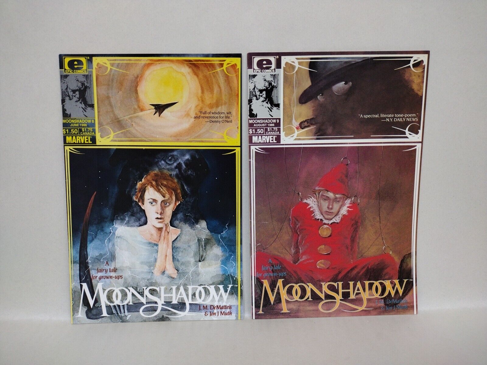 Moonshadow (1986) Complete Marvel Epic Comic Lot Set #1-12 Marvel Age #21