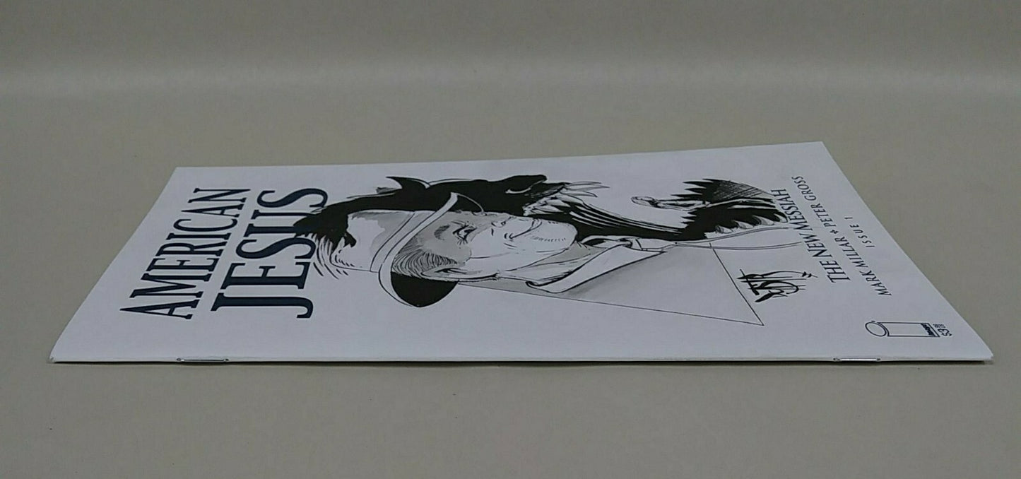 American Jesus #1 (2019) Image Sketch Cover Variant Comic W Original DCastr Art