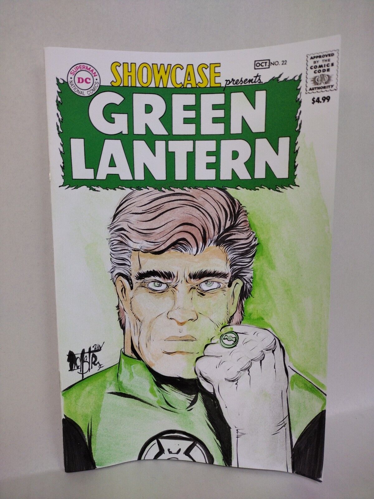 Showcase Presents Green Lantern 22 (2024) DC Comic Sketch Variant W Original Art