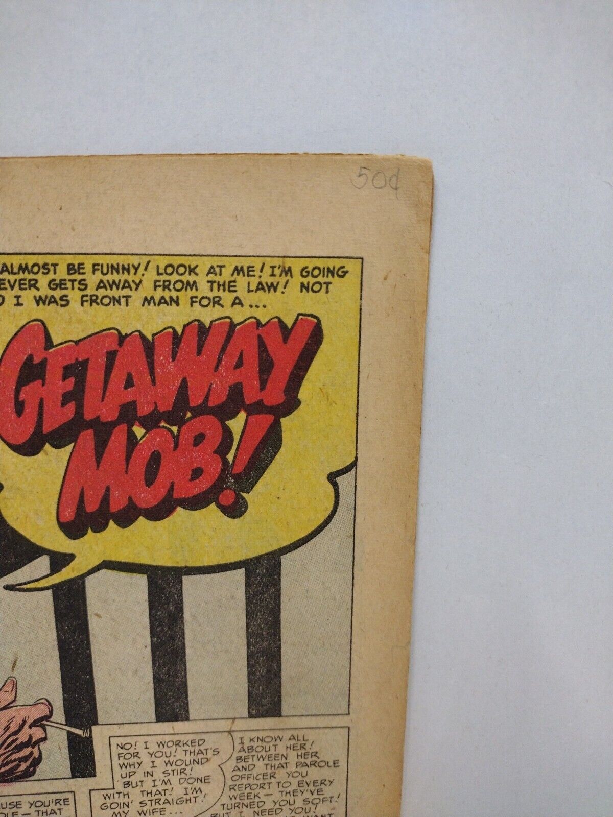 Coveress Golden Age Crime Comic Detective Headline Justice Traps The Guilty 