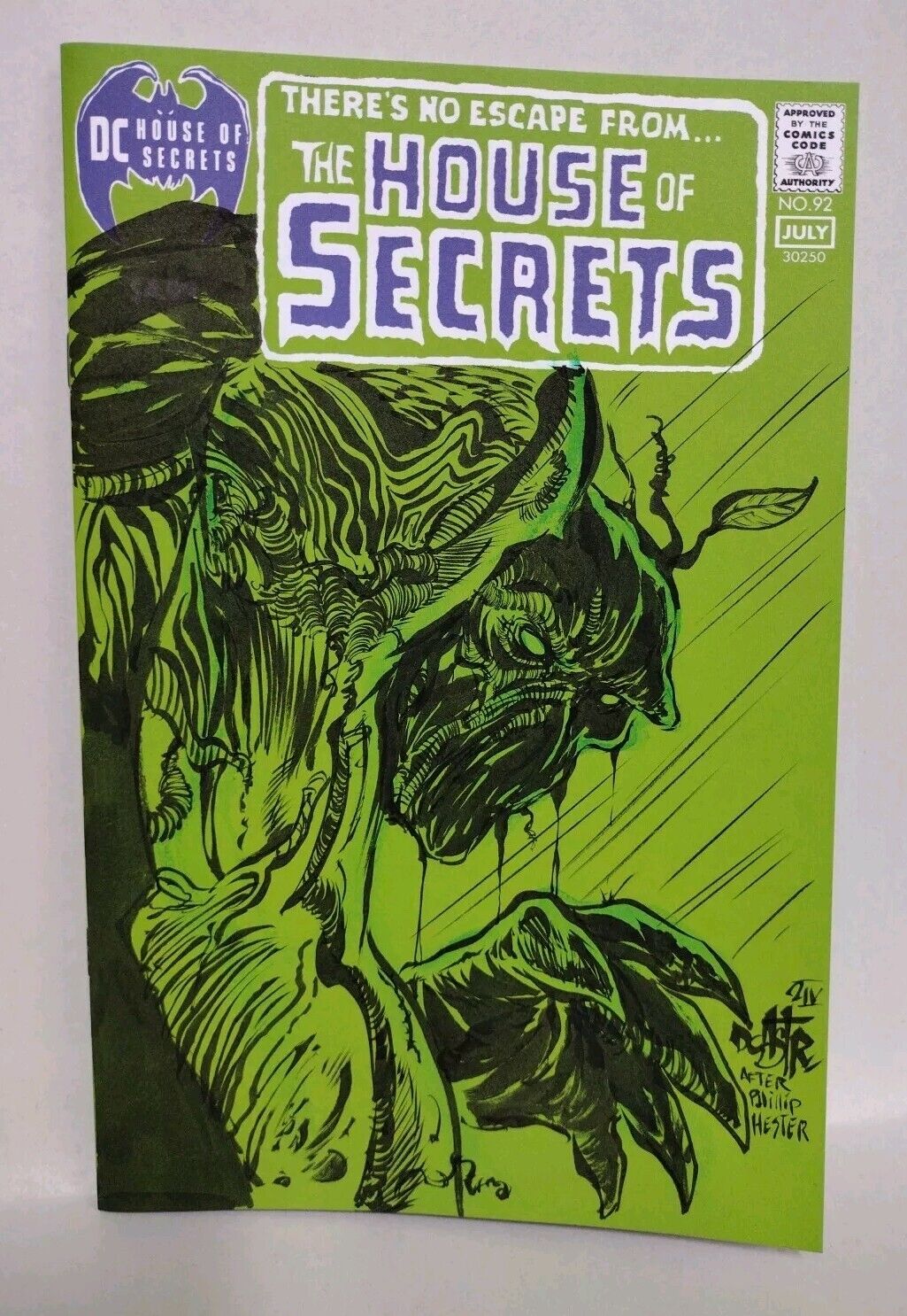 House Of Secrets 94 Facsimile (2024) DC Comic Sketch Cover W Original DCastr Art