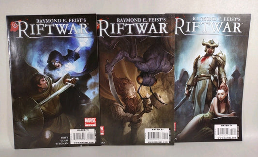 Riftwar (2009) Raymond Feist Marvel Comic Lot Set #1 2 3 Ryan Stegman FN
