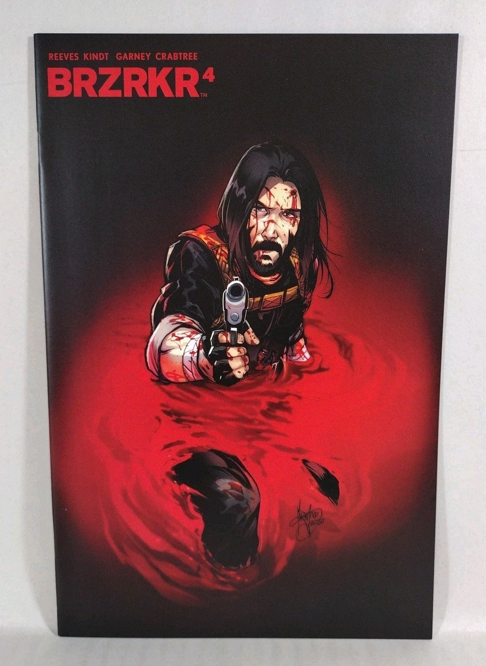 BRZRKR (2021) Boom Variant Cover Comic Set #1 3 4 Keanu Reeves Matt Kindt VF-NM