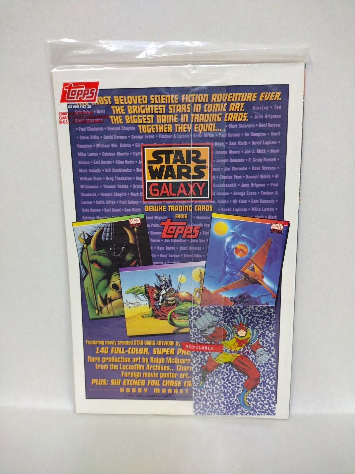 Jack Kirby (1993) Topps Comic Series Bombast Cap Glory+ Set Sealed W Chrome Card