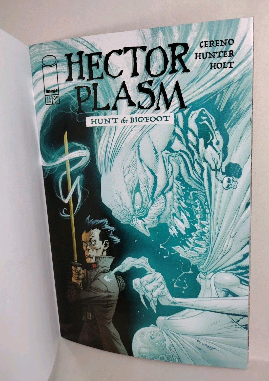 Hector Plasm Hunt The Bigfoot #1 Image Comic Sketch Var W Original DCastr Art