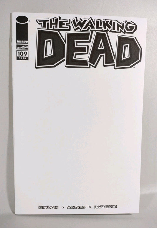 Walking Dead #109 (2013) Image Comic Blank Sketch Variant Cover New NM