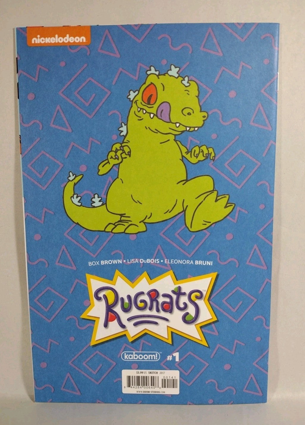 RUGRATS #1 (2017) Boom Studios Sketch Cover Variant Comic W Original DCastr Art